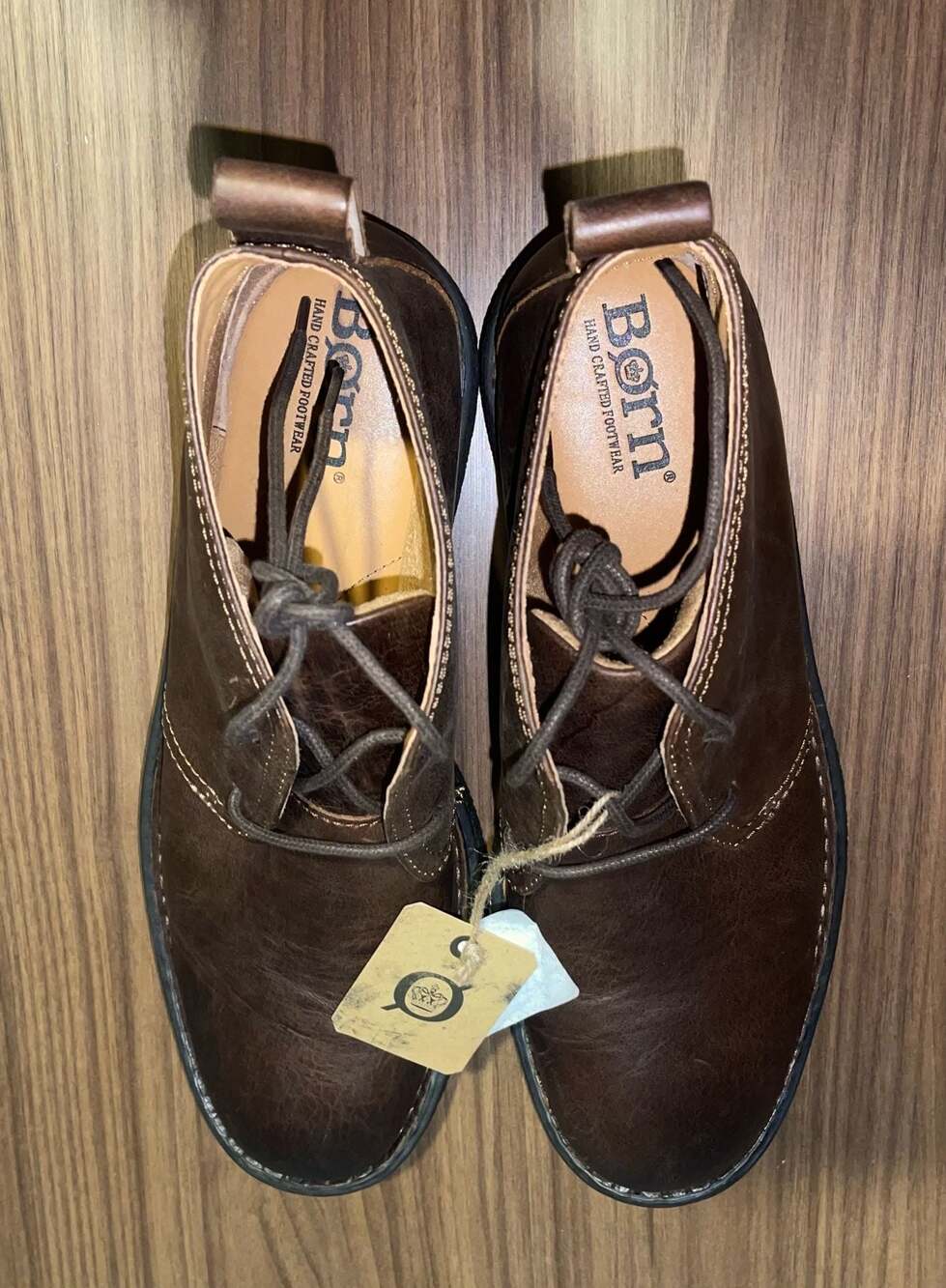 Born Men's Bismark Brown Leather Chukka Boots Size 10.5M NWT